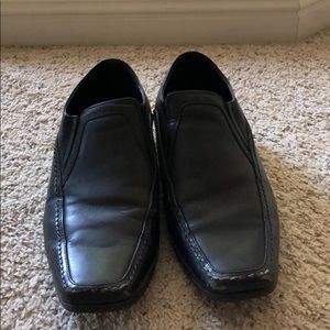 Men black dress shoes